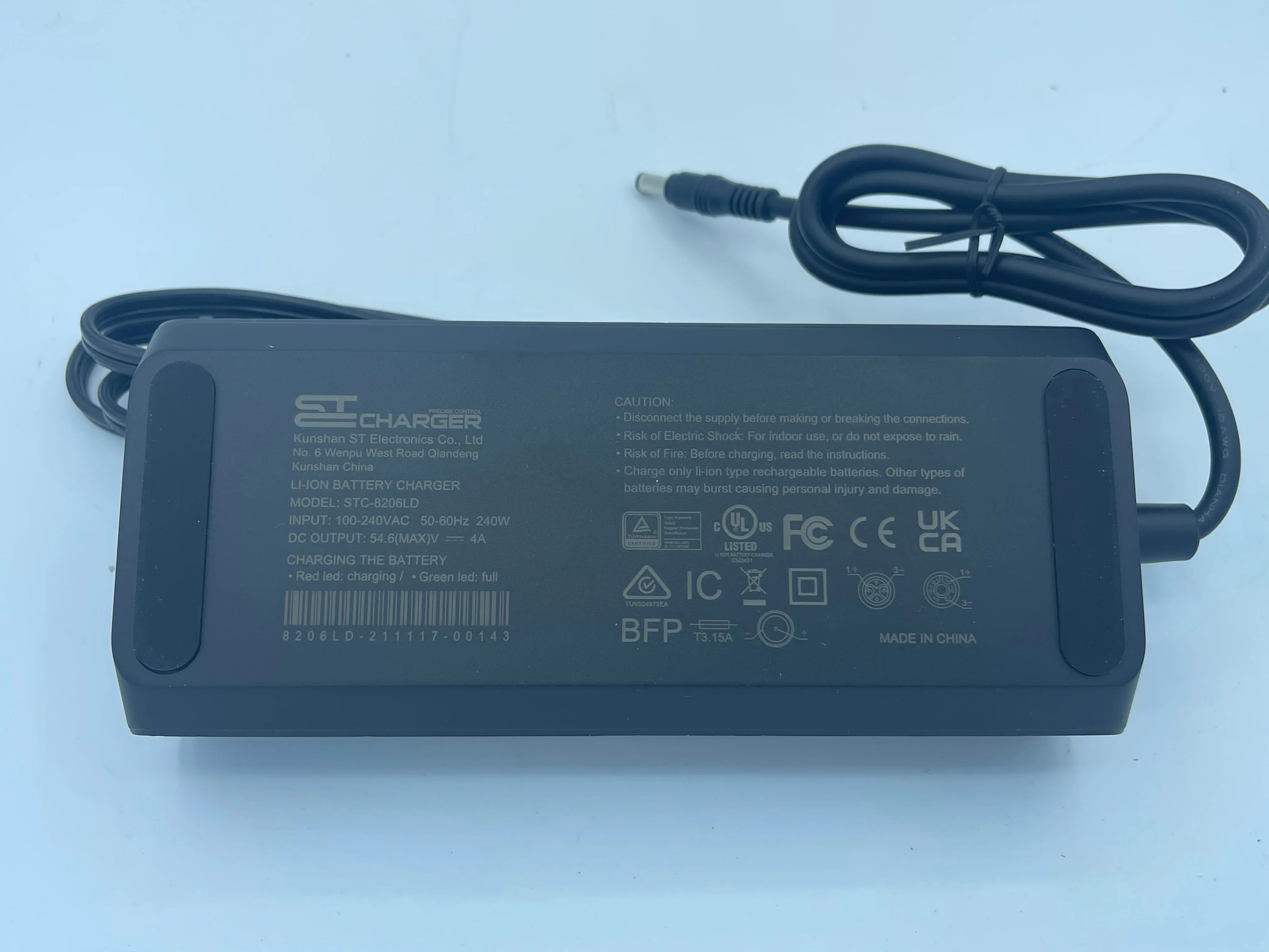 ST 52V 4Ah Lithium Battery Charger (Li-Ion) - Image 4