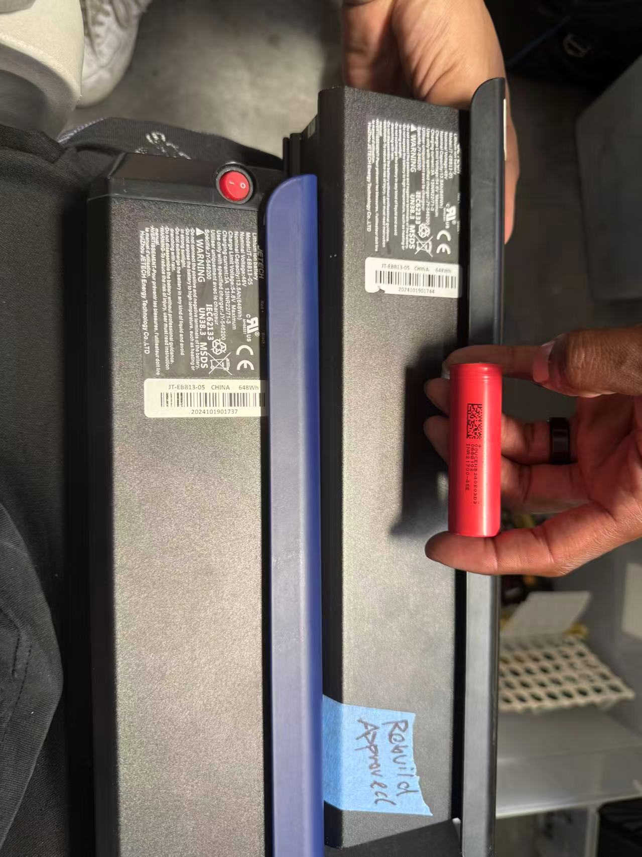 JETECH 48V 15Ah Battery Rebuild Service | Premium Cell Upgrade - Image 5