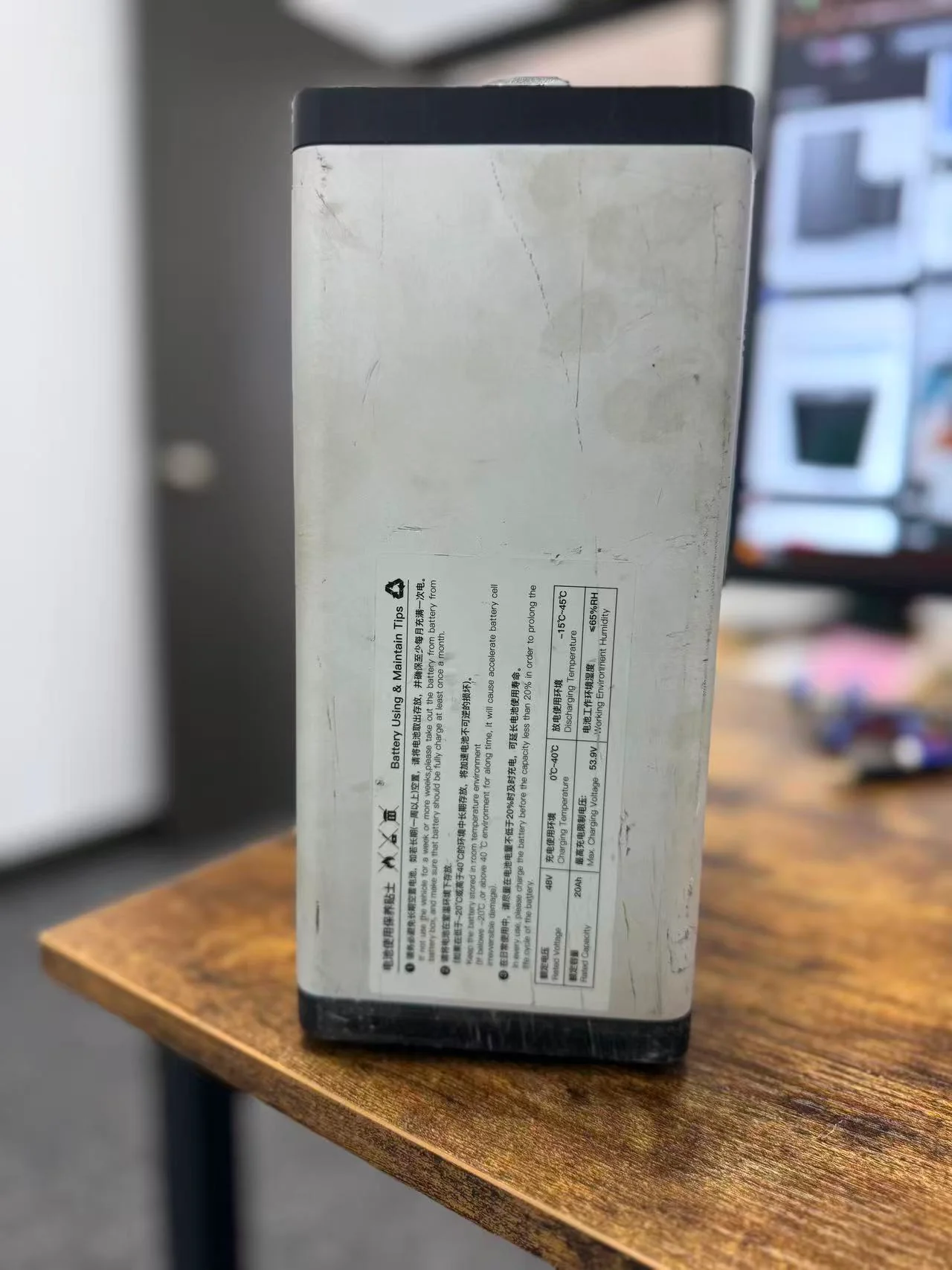 Super SOCO 48V 20Ah Lithium-Ion Replacement Battery